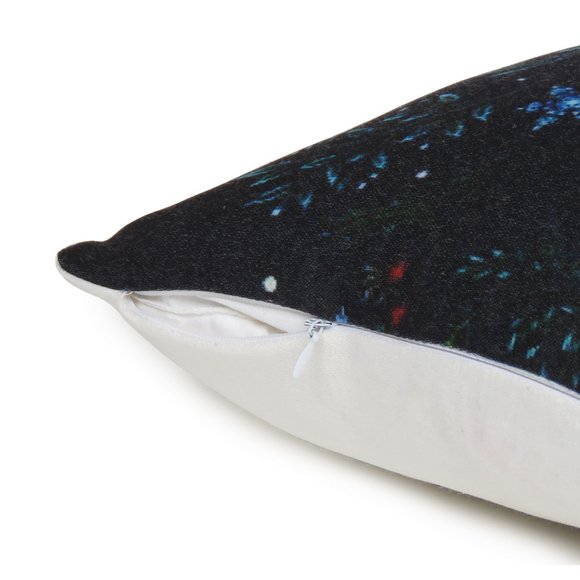 Oussum Halloween Moon Digital Print Cushion Pillow Cover Home Decorative - Picture 3 of 4